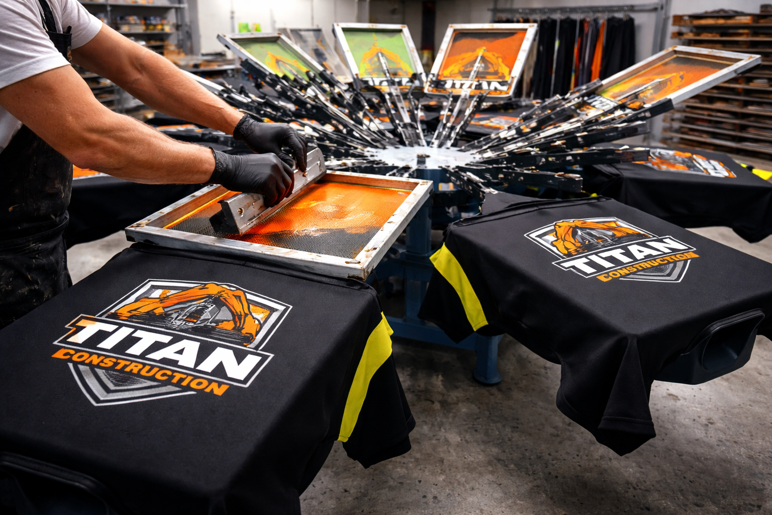 Serigrafia en ropa laboral 